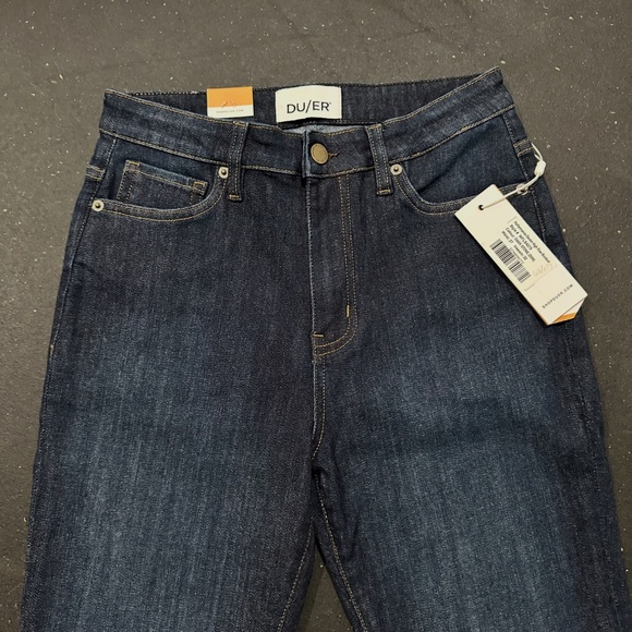 DUER NWT Women's Performance Denim Boot Cut in Dark Stone 27"x32" - Picture 10 of 12